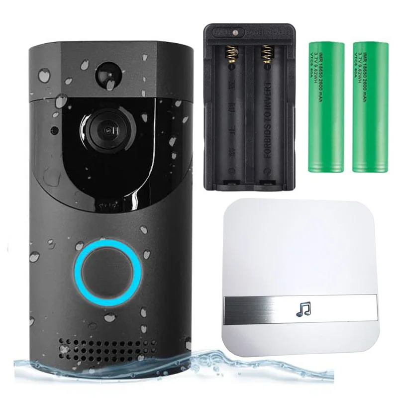 

B30 720p WIFI Doorbell waterproof Smart video Door chime Wifi Phone Remote Control wireless intercom PIR IR night vision camera