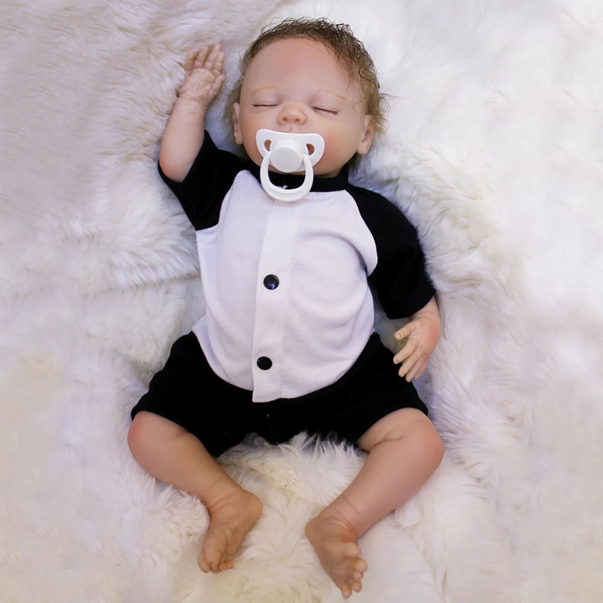 

18 Inch Lovely Bebe Reborn Dolls Bonecas Infantil Meninas Muñeca Reborn Dolls For Children Best Gifts
