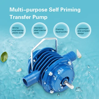 

Multi-purpose Self Priming Transfer Pump for Electric Drill Mini Auto-Absorption Electric Drill Garden Water Centrifugal Pump