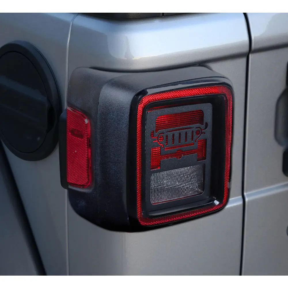 1 пара Алюминиевый задний фонарь защита фар Крышка для JEEP+ JL JLU Спорт