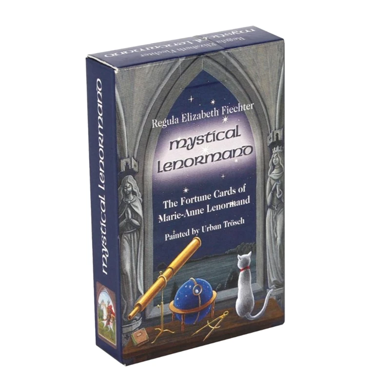 Mystical Lenormand Oracle Cards Full English 36 Deck Tarot Mysterious Divination Family Party Funny Board Game 03KA | Спорт и
