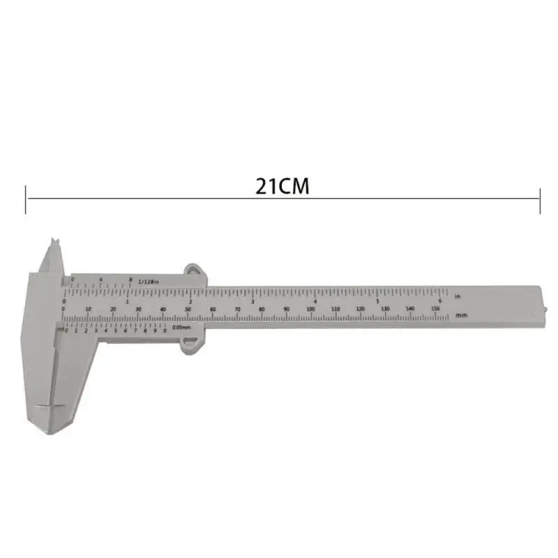 150 мм 0,5 мм штангенциркуль двойной масштаб пластиковый штангенциркуль измерительный студенческий мини-инструмент линейка DIY Изготовление моделей