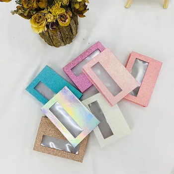 

Three Pairs Eyelashes Packaging Protection Eyelash Box Packaging Eyelash Boxes Eyelash Boxes Wholesale 3D Mink Eyelash Boxes