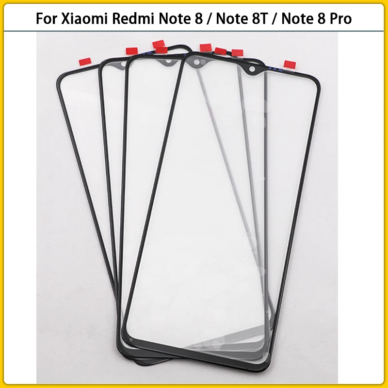Сенсорный экран для Xiaomi Redmi Note 8T ЖК-дисплей передняя стеклянная панель Note8 8 Pro