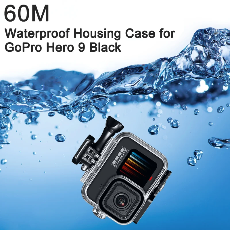 Водонепроницаемый корпус для GoPro Hero 11 10 9 Black Дайвинг защитный ...
