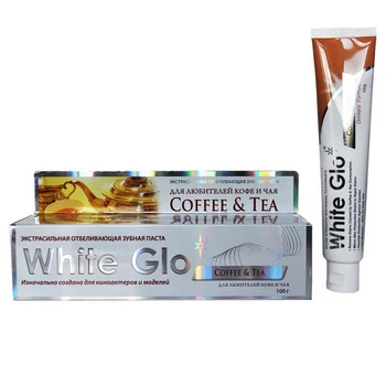 

White Glo toothpaste, 892, whitening, for coffee and tea lovers, 100 g