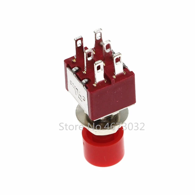 Résistant Bouton Interrupteur On-Off Rouge Simple Mât Jeté 1 PC 12V 20  Ampère