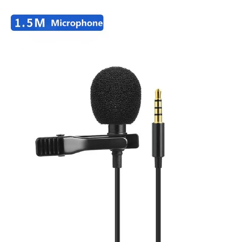 Voice Record Live Streaming Wired Microphone 3.5mm Plug Smart Noise Reduction Gaming Microphones For PC Laptop And Smartphone