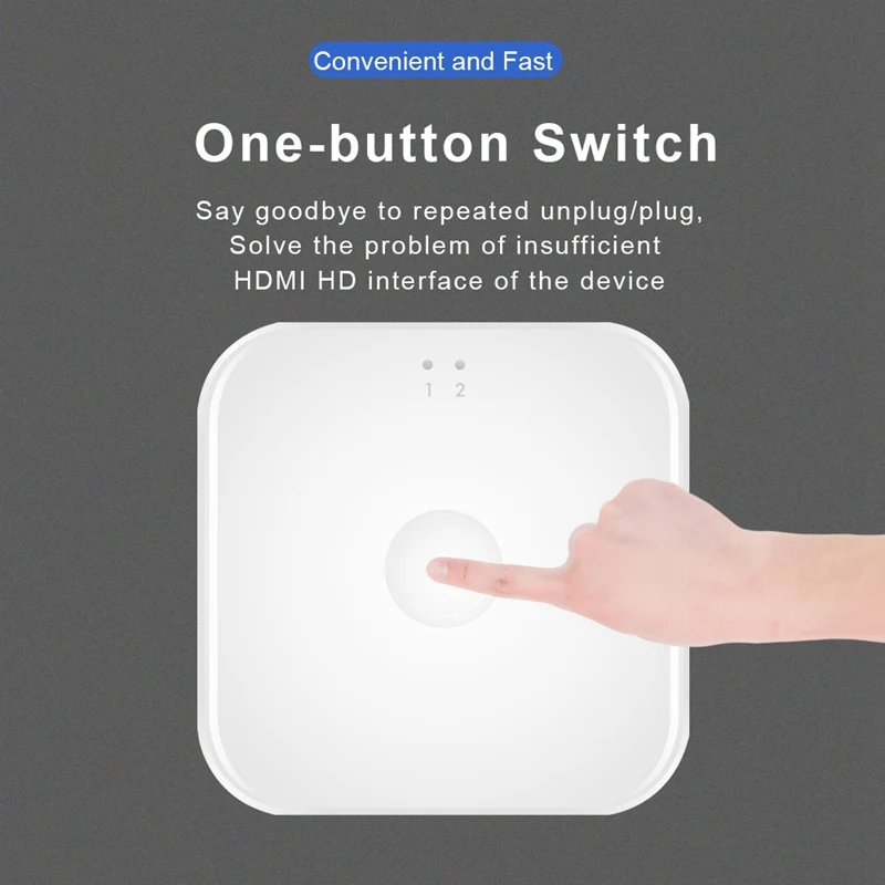 4K HDMI переключатель двунаправленный 2X1 AB Switcher сплиттер с 2 портами Sup порт s Ultra HD 1080P