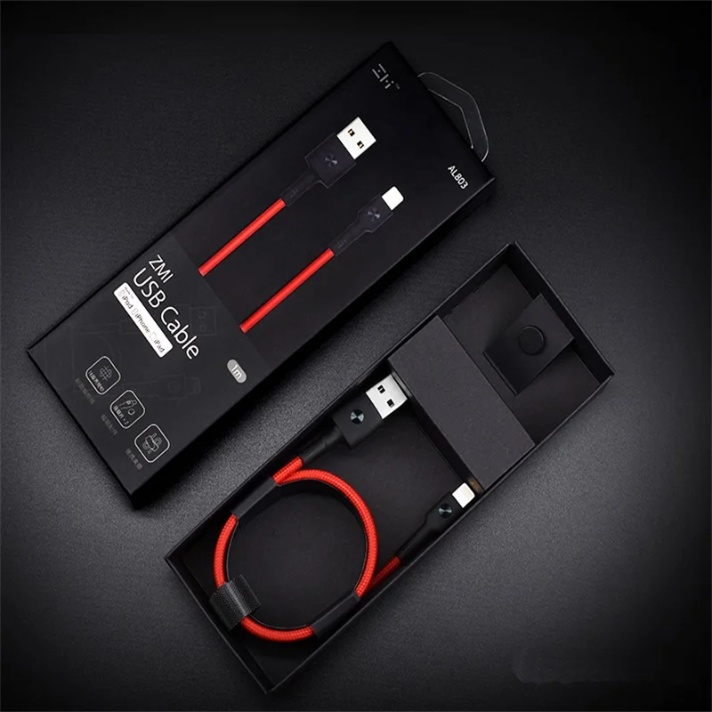 Оригинальный кабель ZMI MFI usb Lightning для iPhone 11 xs xr 8 7 6 5 apple ipad pro зарядное устройство