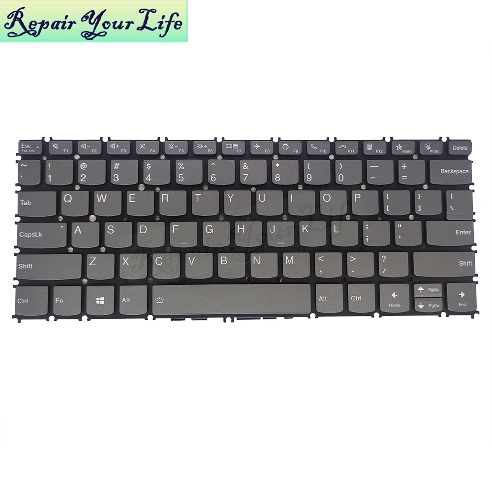 Original Eua Inglês Teclado Backlight para Lenovo Yoga Magro 713itl05 Pr2ub-us Sn20z37964 Qwerty Portátil Backlit Teclados Peças - Imagem 5