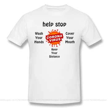 

Safety Hygiene Message Cotton Funny T Shirts 2020 survivor Streetwear