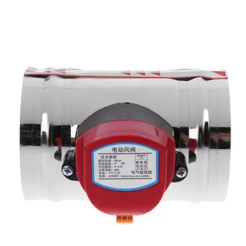 

4" 220V AC Stainless Steel Electric Solenoid Valve Damper Tight Water Steam