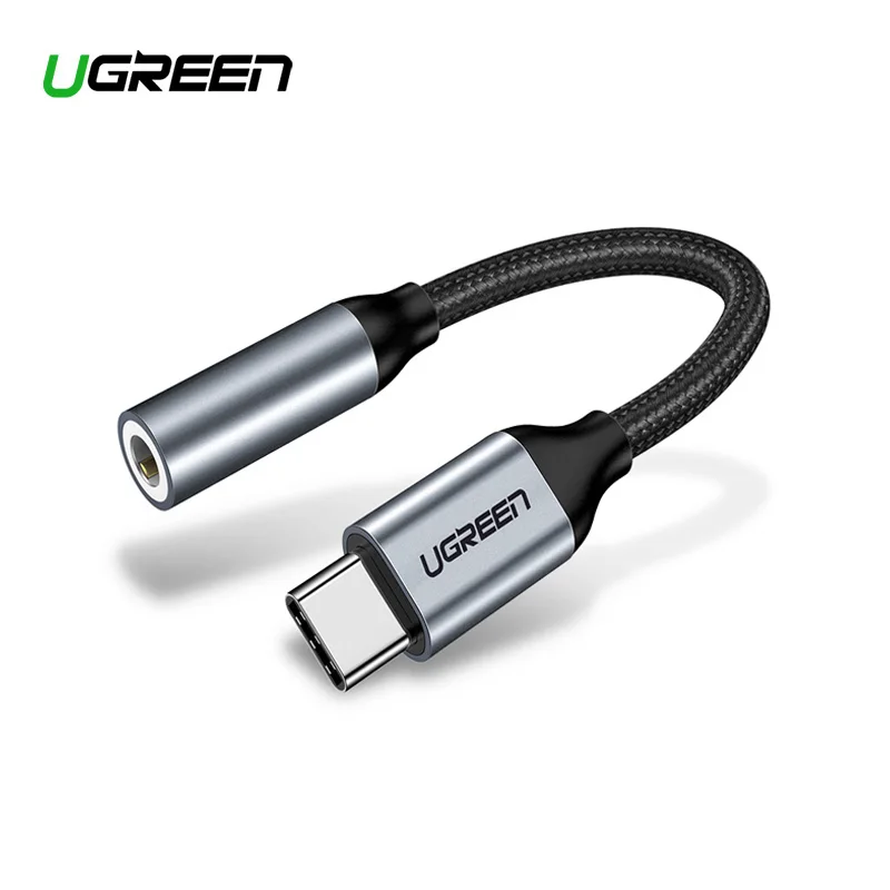 

Ugreen type c to 3.5mm jack earphone cable usb c to 3.5 Aux headphone audio adapter for huawei mate 20 P30 pro xiaomi mi6 8 9 SE