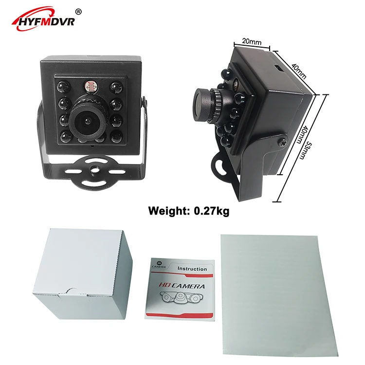 HYFMDVR фронтальная камера для слепых зон фронтальная Автомобильная вспомогательная система камера заднего вида