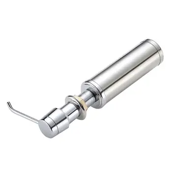 

1Set Stainless Steel Liquid Soap Dispenser Kitchen Water Sink Soap Box Bottle