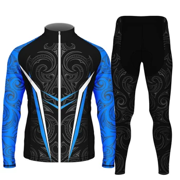 

2020 Men Fashion Cycling Jersey Set Dry Slim Long Sleeve Bike Team Masculino Retro 2019 Fashion Soft Raglan Cycling