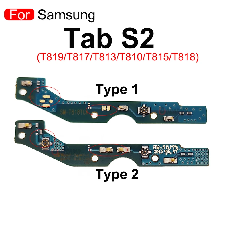 USB Charging Port Wi-Fi Signal Antenna Sensor LCD Flex Cable For Samsung Galaxy Tab S2 T817 T810 T813 T815 T819 Replacement Part