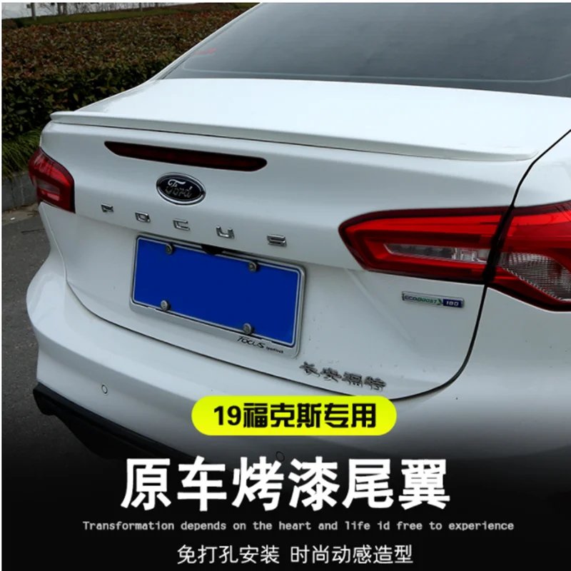 Для Ford Focus автомобильный-Стайлинг высокого качества ABS краска автомобиля фиксированный хвост, высокое качество Стабильный Автомобильный задний спойлер