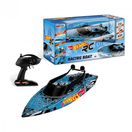 Rc Hot Wheels Racing Boat With Battery 