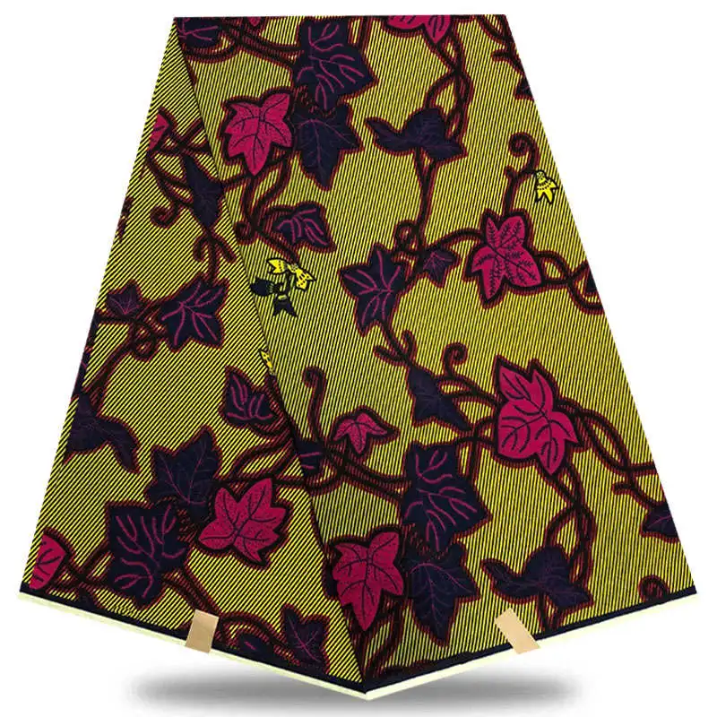 

6 yards Dutch Wax African Wax dutch High Quality African dutch Wax Fabric 100% cotton African Ankara Fabrics XDE032