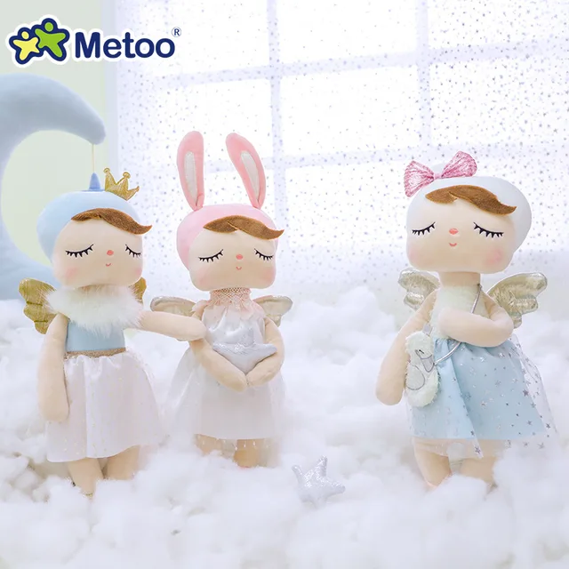 NEW Cute Metoo Rabbit Angela Dolls Bunny Baby Toy Stuffed Animal Kawaii For Kids Soft Plush Toy Christmas