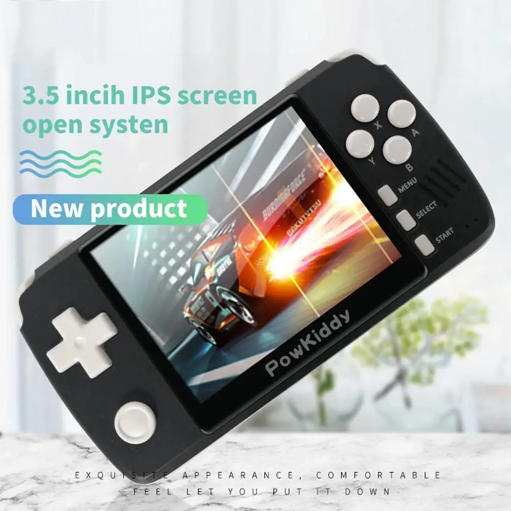 - Powkiddy Q80 Retro Video Game Console Handset 35 IPS Screen Memory 16G Games Open Simulator NEW 1000 Games BuiltIn PS1 T4N7