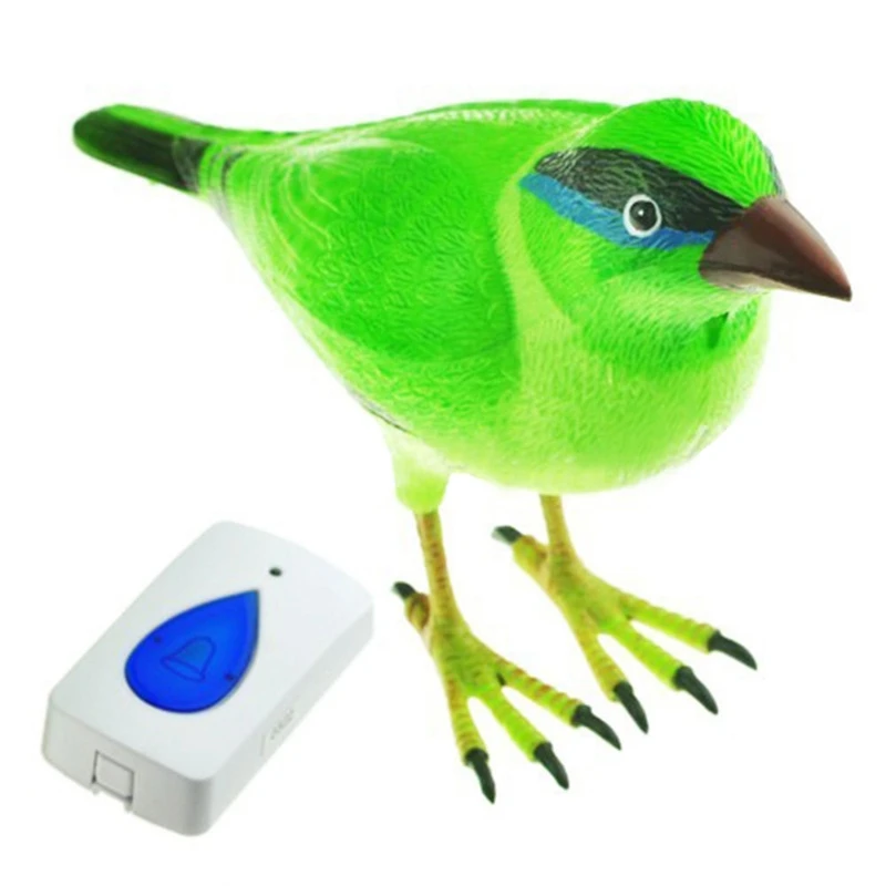 

Digital Bird Doorbell Home Wireless Remote Control Music Doorbells Household Alarm With Led Indicator Jingle Bell