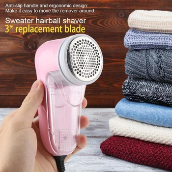 

Blade Electric Mini Fabric Lint Removers Portable Epilator Sweater Clothes Fuzz Pills Shaver Fluff Pellets Cut Machine EU Plug
