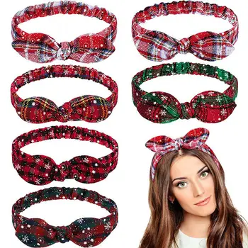 

QIFU Snowflake Grid Headband Merry Christmas Decor for Home 2020 Christmas Ornaments Xmas Gifts Happy New Year 2021 Navidad Noel