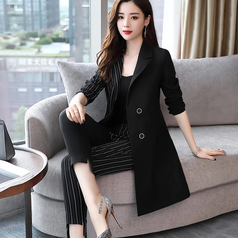 Celebrity kleine geur pak vrouwelijke Professional dragen темперамент herfst nieuwe mode casual pak tweedelige Vrouwen