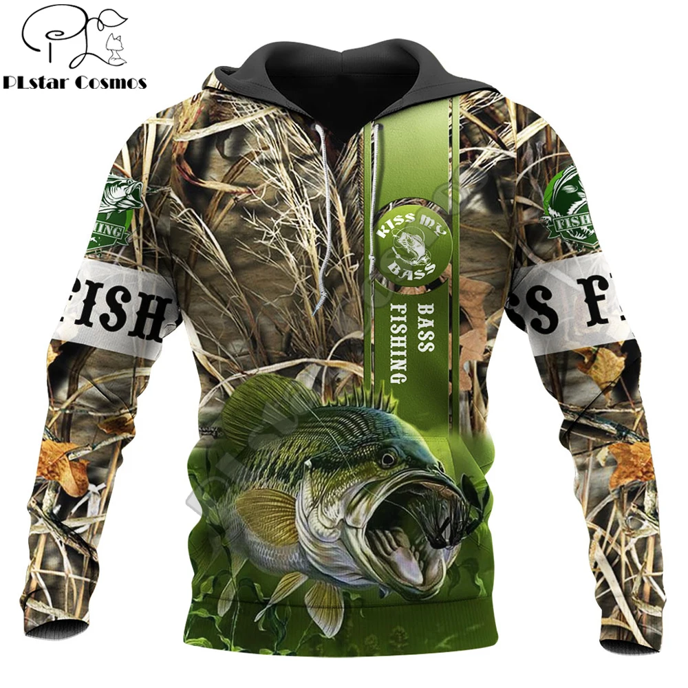

Bass Fishing 3D All Over Printed Men Hoodie Harajuku Streetwear autumn hoodies Sweatshirt Unisex Casual jacket Tracksuits KJ0109