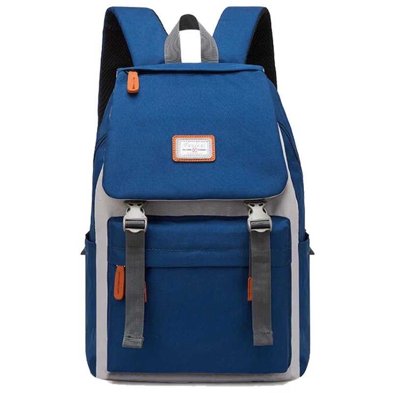 Chuwanglin унисекс рюкзак для мужчин ярких цветов школьные сумки для девочек-подростков женские рюкзаки для ноутбука дорожные сумки mochila B91107 - Цвет: blue and gray