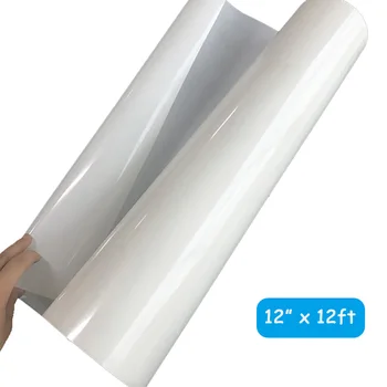 

PU Heat Transfer Vinyl 12inch X 12Feet Roll Easy to Weed HTV Iron on Vinyl for Cricut Silhouette DIY Design for T-Shirts