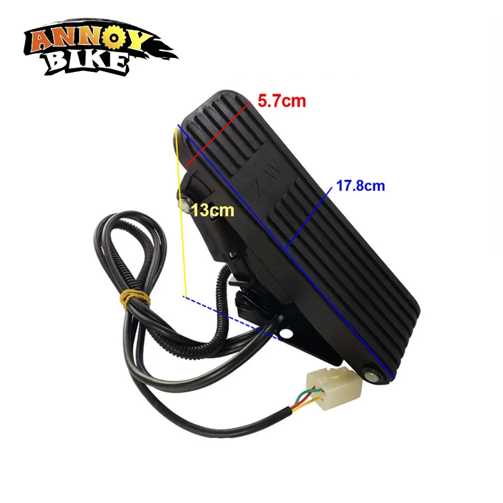 

Electric Tricycle Foot Throttle Electric Scooter Foot Pedal Accelerator Pedal Speed Control Bicycle Gas Pedals Accelerator