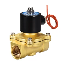 Uxcell " PT AC220V латунь нормально закрытый электромагнитный клапан прямого действия