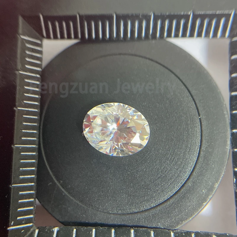 

DE Color Oval Shape Brilliant Cut Loose Moissanites Diamond Stone Jewelry 8x10mm 3ct