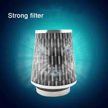 

Universal Car Air Filters Performance High Flow Cold Intake Filter Induction Kit Sport Power Mesh Cone 76MM