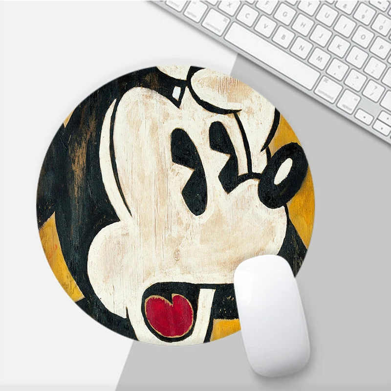 My Favorite Disey Mickey Mouse round  Mouse pad PC Computer mat gaming Mousepad Rug For PC Laptop Notebook