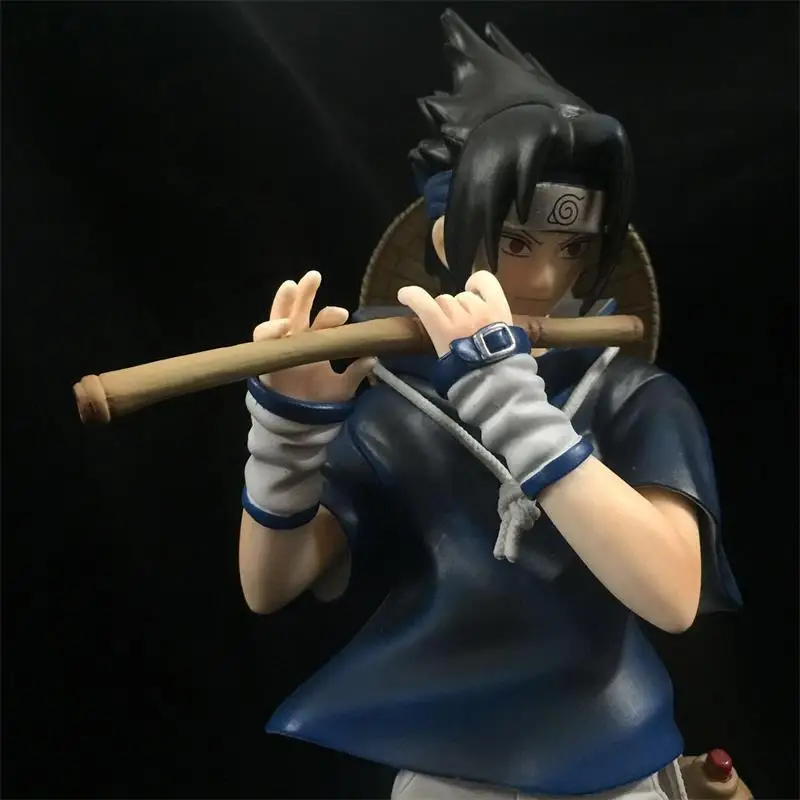 

Naruto Uchiha Sasuke Flute 2 Generation Large Sasuke Write round Eyes Garage Kit Model Anime Figurine