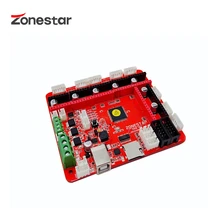 ZONESTAR ZRIBV6 Newest 3D Printer Control Board Motherboard Controller Compatible With Ramps V1.4 ATMEGA2560 Four Extruders lerdge x 3d printer controller board for reprap 3d printer motherboard with arm 32bit mainboard control with 3 5touch screen