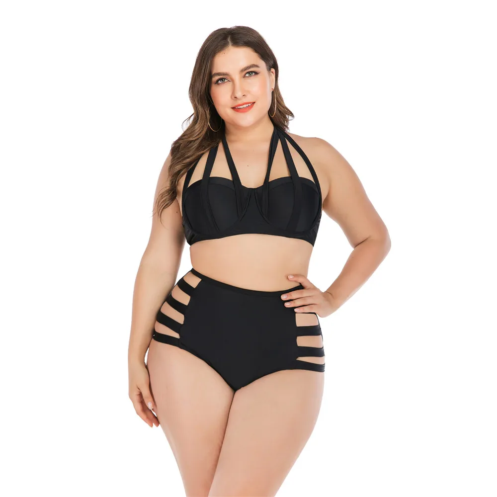 2020 Plus Size Swimwear Women High Waist Swimsuit Bikini Female Large Black Swim Suit Leopard Print Bathing Suits Beach Wear 4XL 2020 Plus Size Swimwear Women High Waist Swimsuit Bikini Female Large Black Swim Suit Leopard Print Bathing Suits Beach Wear 4XL