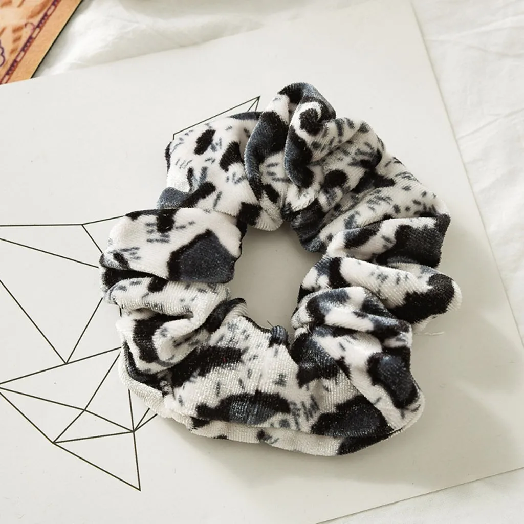 Girl Sweet Headbands New Animal Velvet Cloth Large Hair Ring Ladies Hair Elastic Head Hair Accessories Akcesoria Do Wlosow - Цвет: F