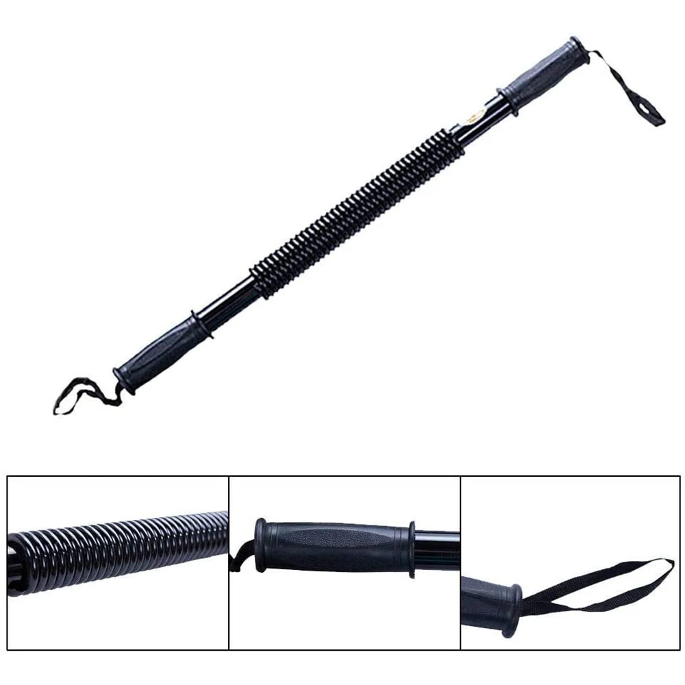 Power Twister Flexible Strength Chest Arm Rod Hand Gripper Spring Bar Strengthens Biceps Shoulders Exerciser Fitness Expa arm strength trainer fitness hand gripper fitness spring stick
