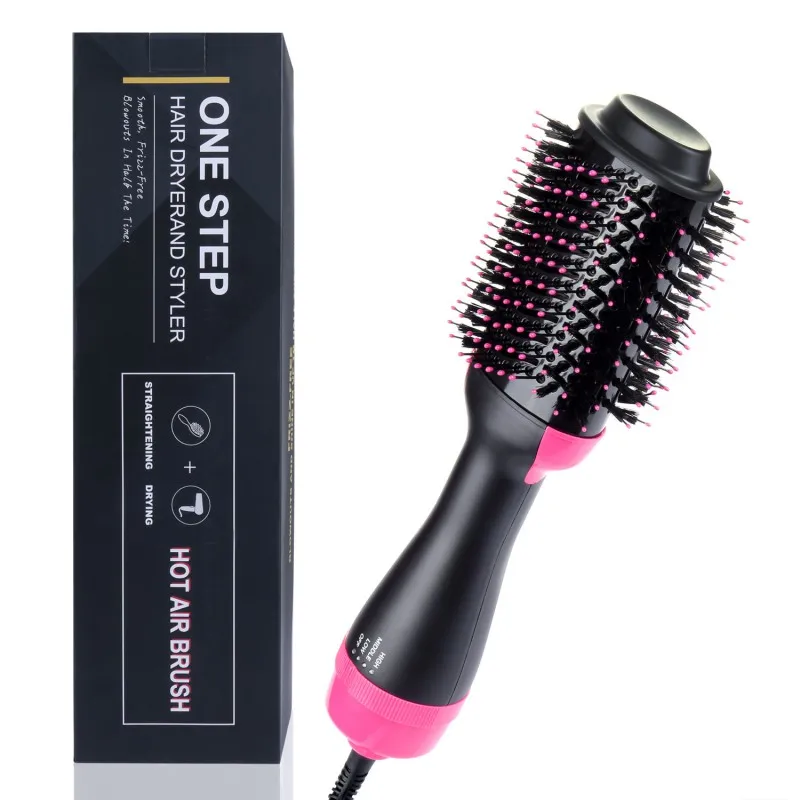 

Professional Infrared Negative Ion Blowing Comb Hot Air Comb Straight Hair Curls Styling Combs Hairstyle Tools