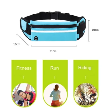 

Professional Running Waist Bag Waterproof Cycling Bag utdoor Travel Racing Hiking Gym Fitness Bag With Kettle Pocket Sport