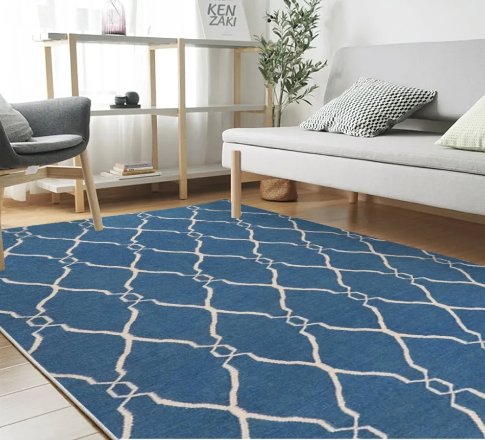 

papel de parede wallpaper elf-adhesive 3d flooring Minimalistic geometric curve lines abstract bedroom floor