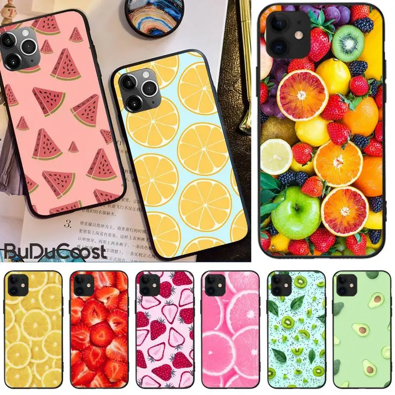 

Manton Summer fun fruits Phone Case Cover For iphone 5C 5 6 6s plus 7 8 SE 7 8 plus X XR XS MAX 11 Pro Max Cover