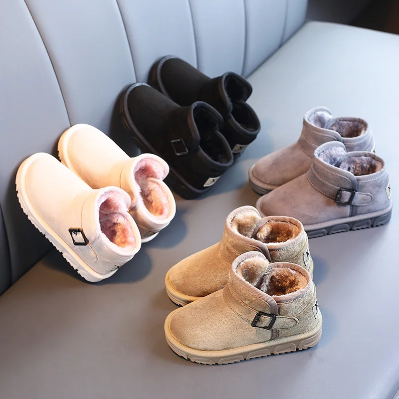 

Kids Warm Sneakers Boots Boys Girls Sport Shoes Kids Sneakers Boys Girls Leather Shoes Kids Gym Shoes Winter Boots for Kids