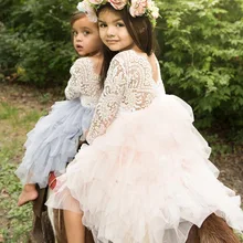 Платье для церемоний для маленьких девочек Одежда для маленьких детей Детские платья-пачки для девочек Одежда для свадебной вечеринки vestidos robe Fille